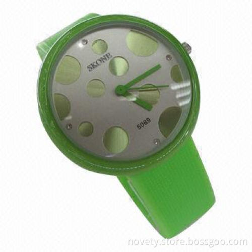 Watch, Zinc Alloy, Silicone Wrist Band, Customized of Your Colors and Logos Welcomed